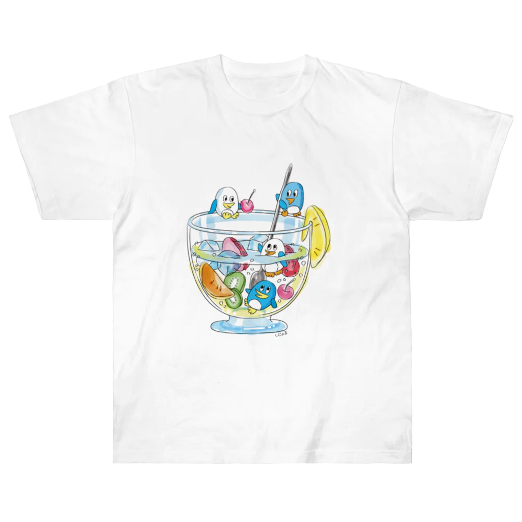 しじょるのペンギンとフルーツサワー Heavyweight T-Shirt