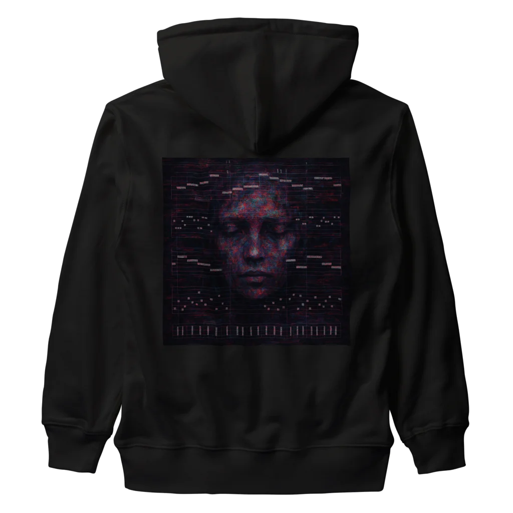 GEOPHONICのノイズに潜む記憶 Heavyweight Zip Hoodie