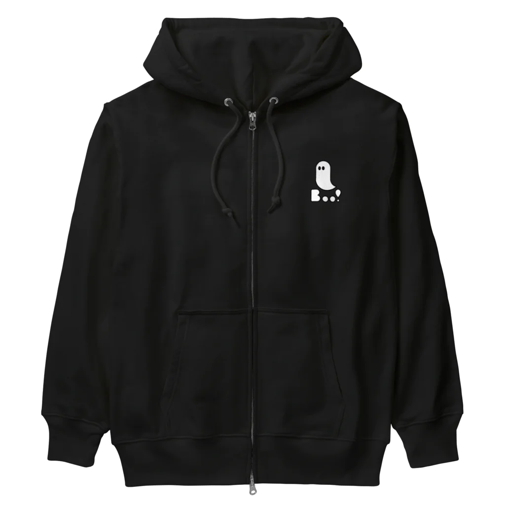 Boo!のBoo!(オバケ) Heavyweight Zip Hoodie