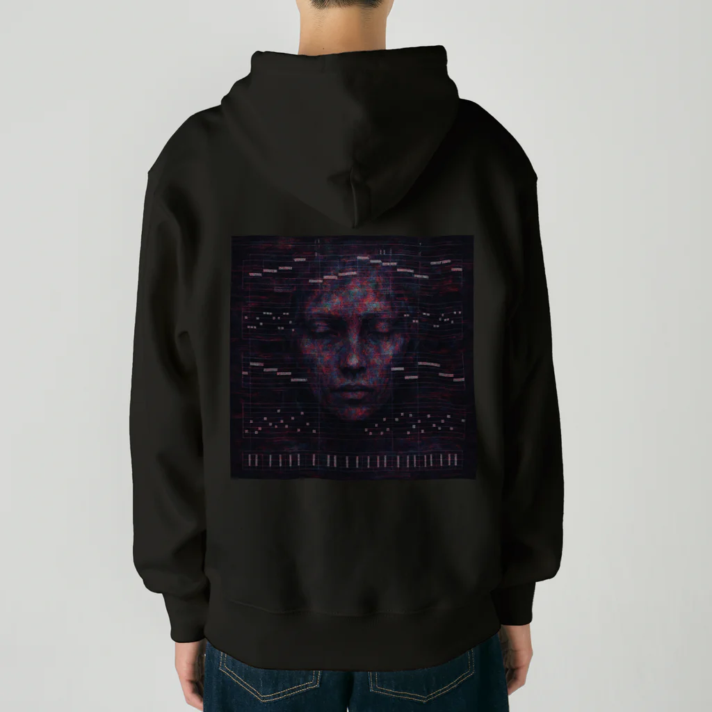 GEOPHONICのノイズに潜む記憶 Heavyweight Zip Hoodie