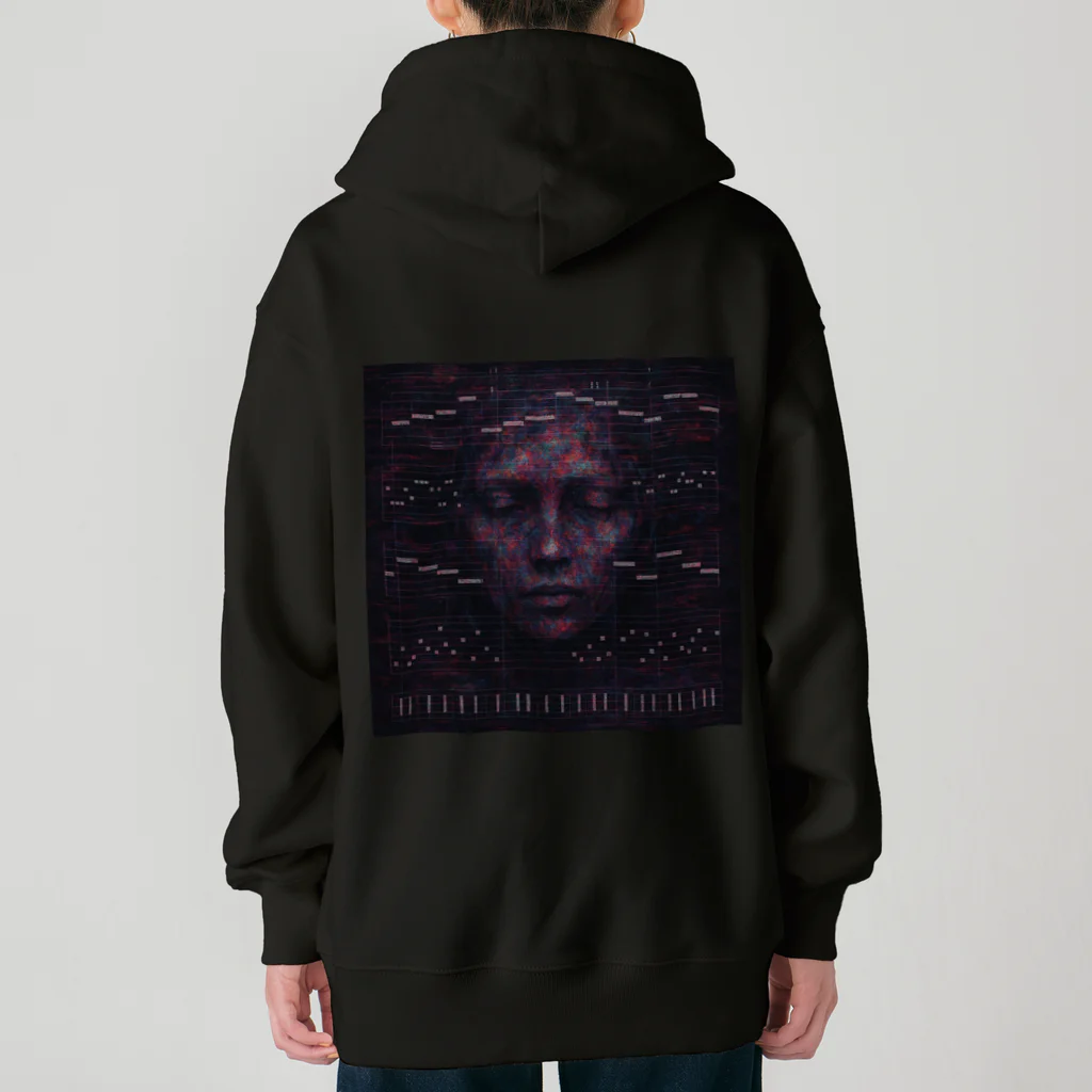 GEOPHONICのノイズに潜む記憶 Heavyweight Zip Hoodie