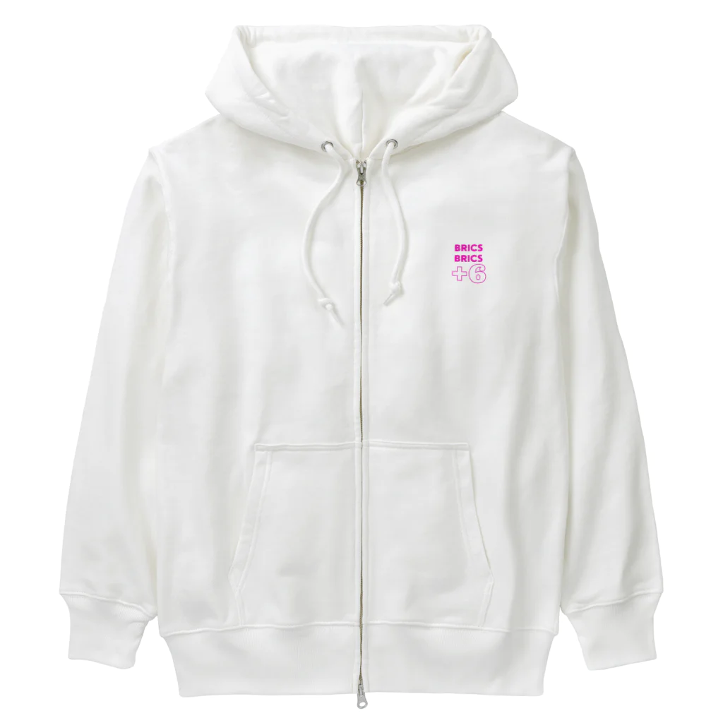 R計画の時事問題シリーズ Heavyweight Zip Hoodie