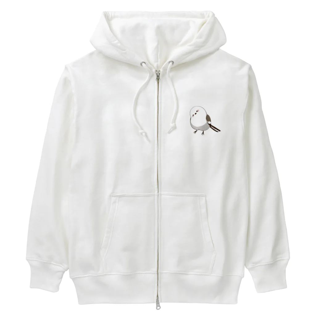 就労継続支援B型クルハウス（グッズ販売）のエナガのいる日常（カラー） Heavyweight Zip Hoodie