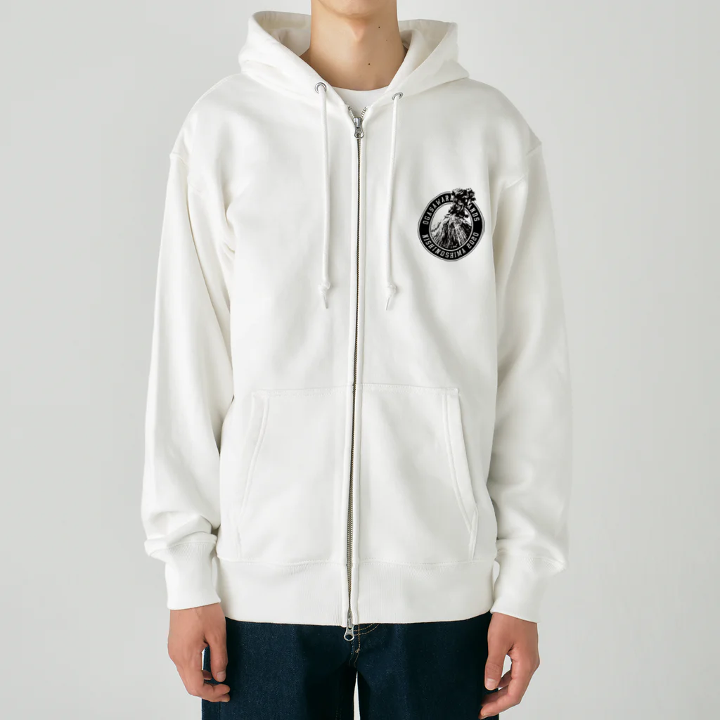 Dr-Eishuの西之島パーカー Heavyweight Zip Hoodie