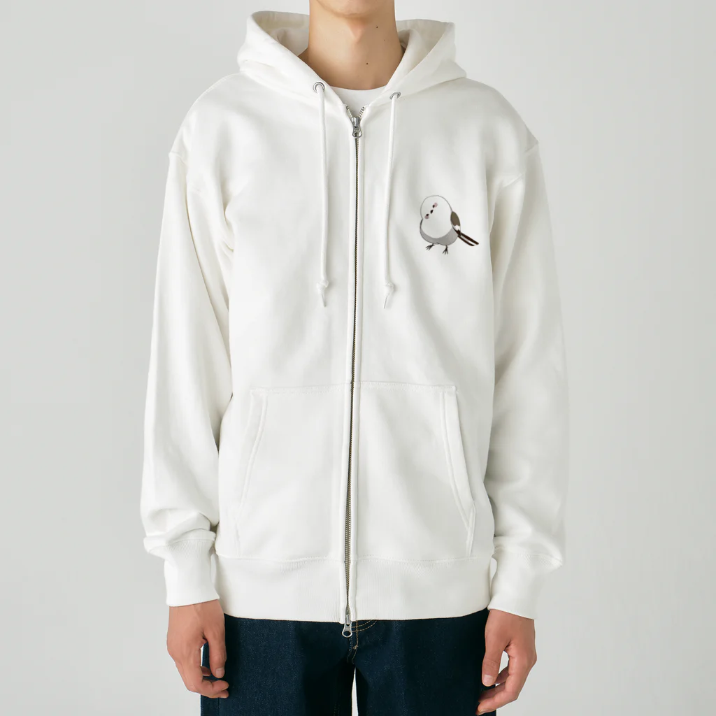 就労継続支援B型クルハウス（グッズ販売）のエナガのいる日常（カラー） Heavyweight Zip Hoodie