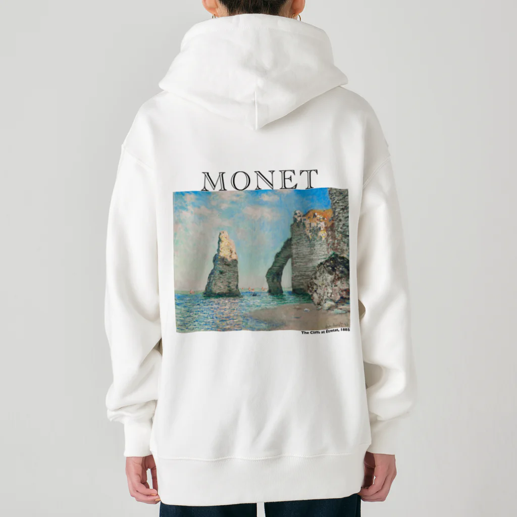 MUGEN ARTのモネ　エトルタの断崖  Claude Monet Heavyweight Zip Hoodie