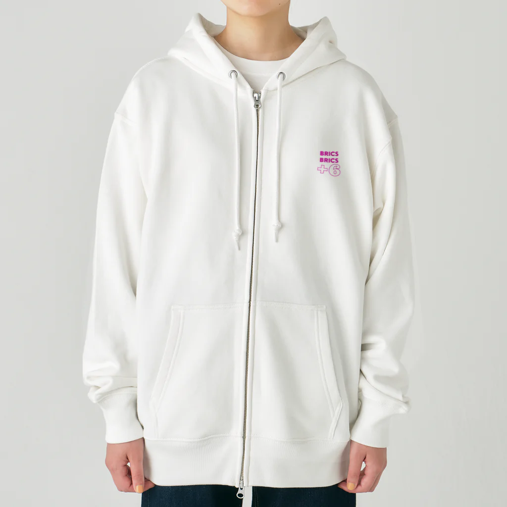 R計画の時事問題シリーズ Heavyweight Zip Hoodie