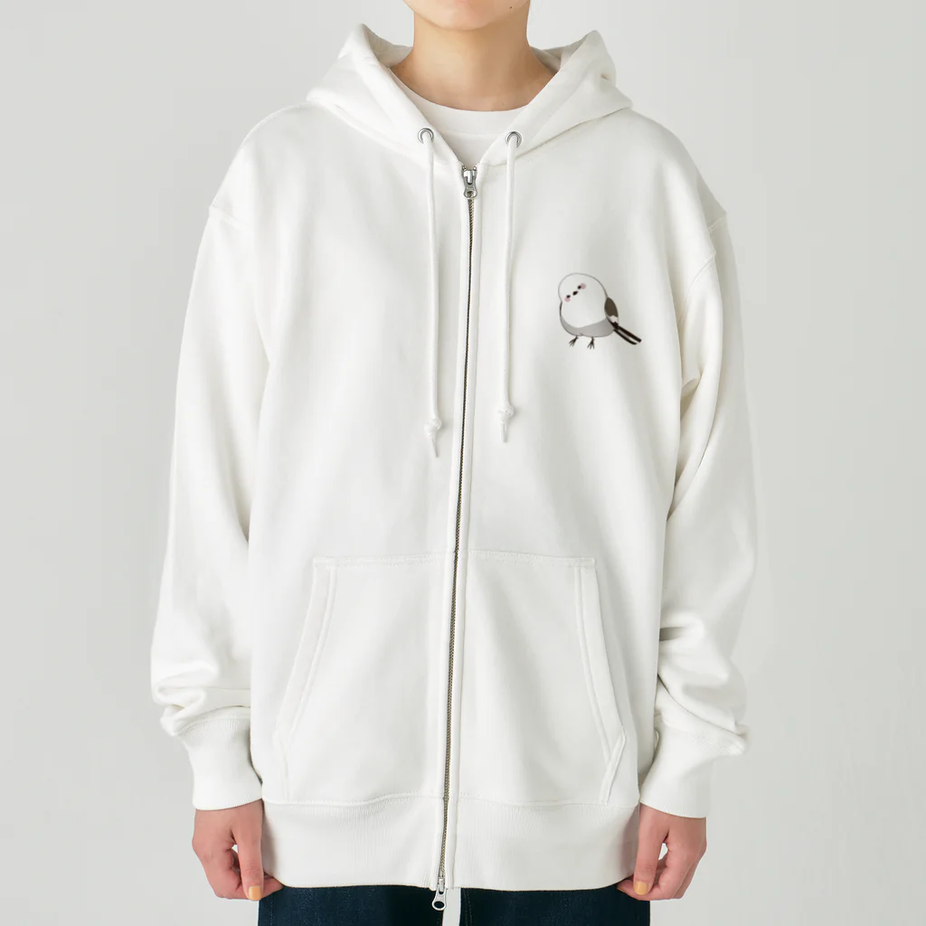 就労継続支援B型クルハウス（グッズ販売）のエナガのいる日常（カラー） Heavyweight Zip Hoodie