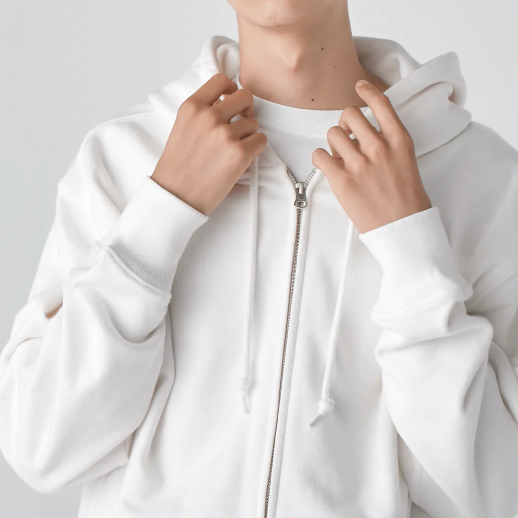 Ａ’ｚｗｏｒｋＳの合わせ二つ髑髏 薄墨（オリジナル家紋シリーズ） Heavyweight Zip Hoodie