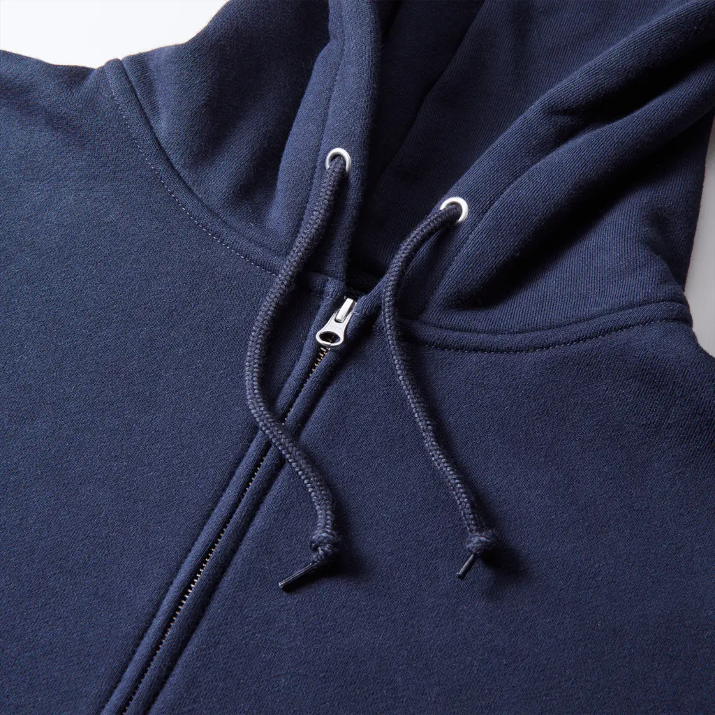 Ａ’ｚｗｏｒｋＳの合わせ二つ髑髏 薄墨（オリジナル家紋シリーズ） Heavyweight Zip Hoodie