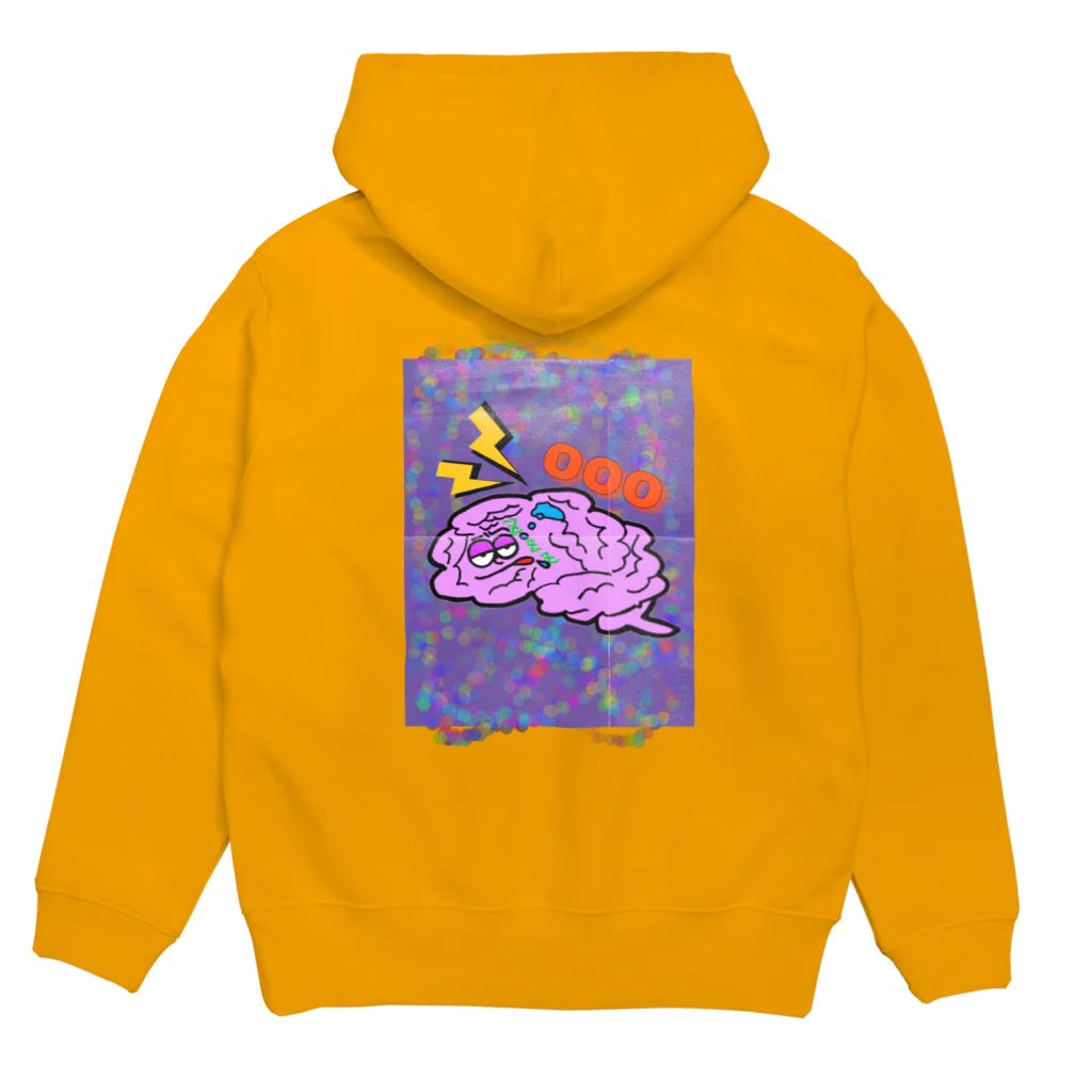 chocooochanののうみそ Hoodie:back