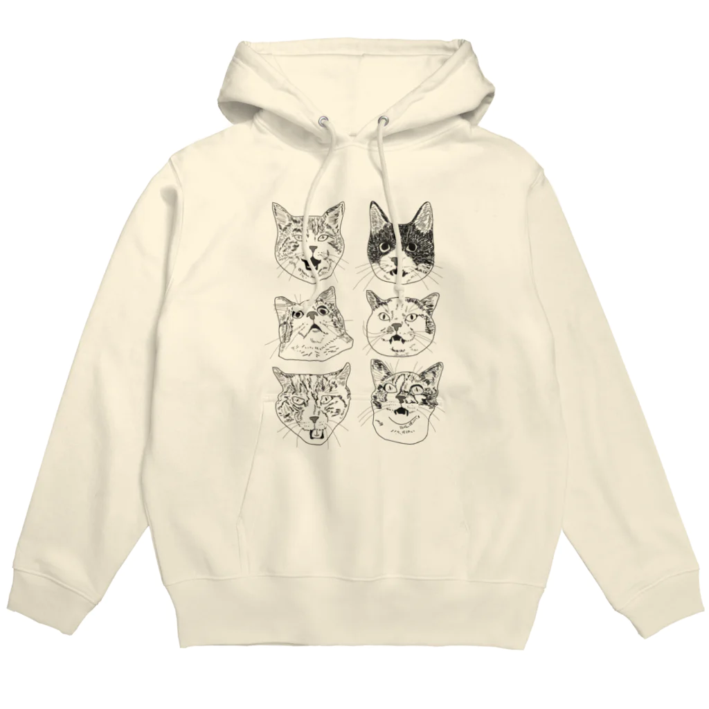 小鳥と映画館のフレーメンの猫たち Hoodie