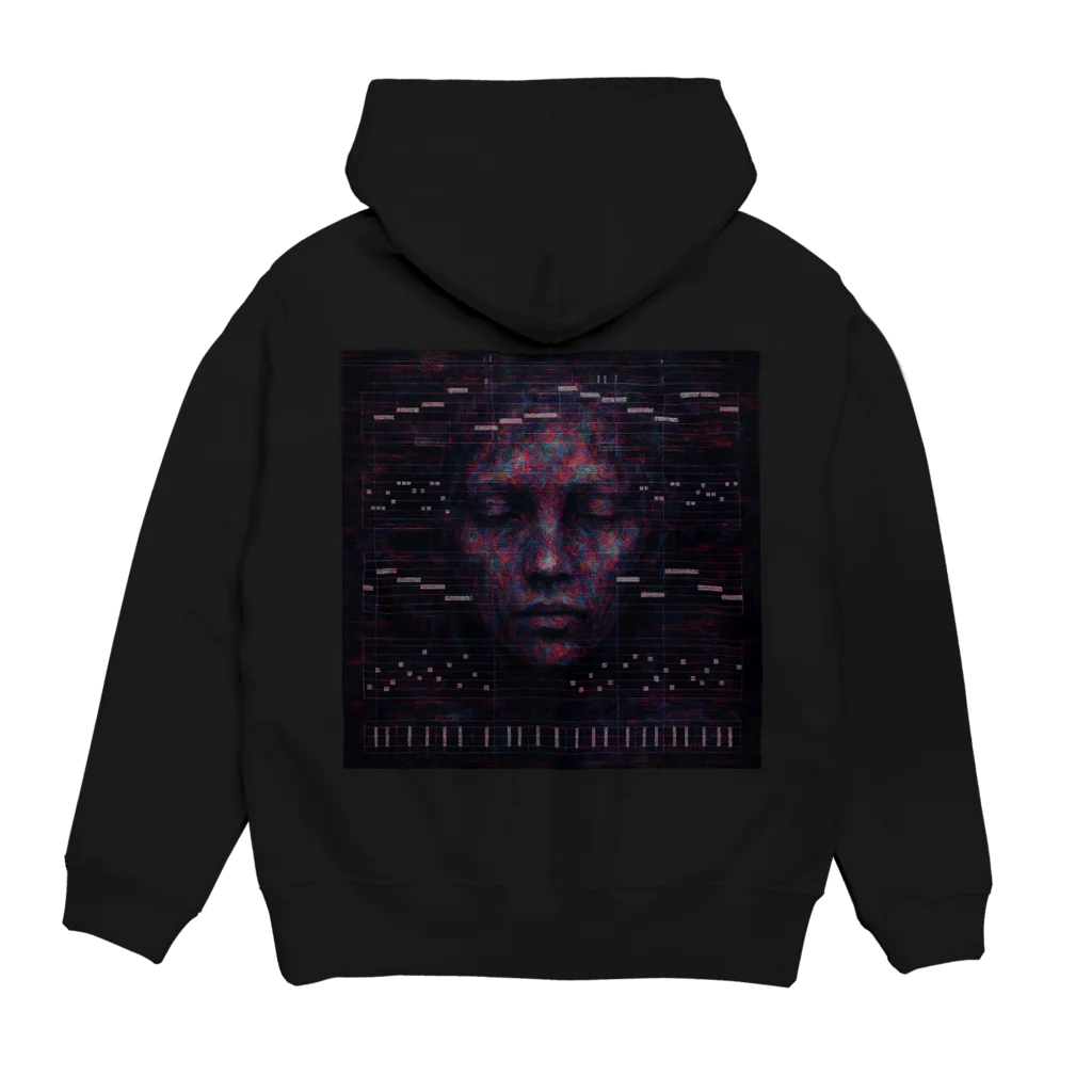GEOPHONICのノイズに潜む記憶 Hoodie:back