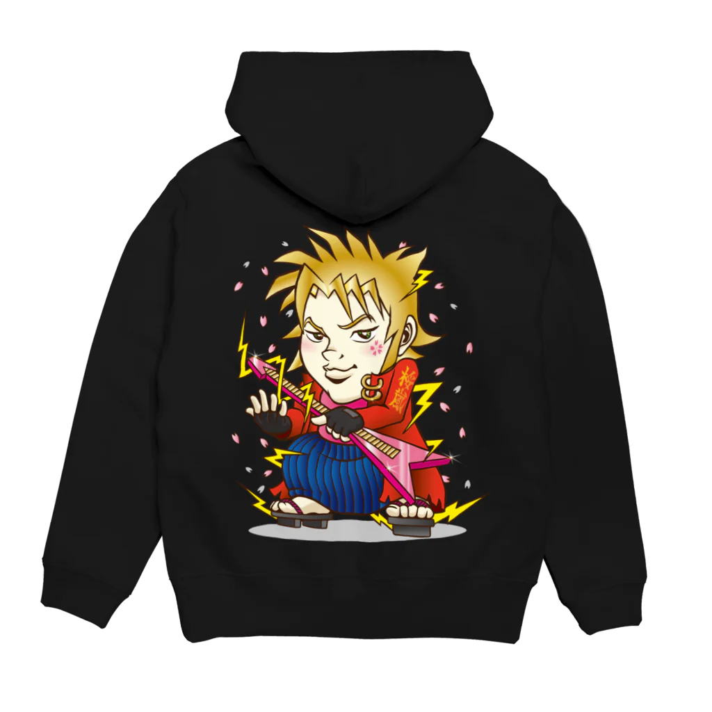 桜嵐の部屋の桜嵐グッズ（キャラ） Hoodie:back