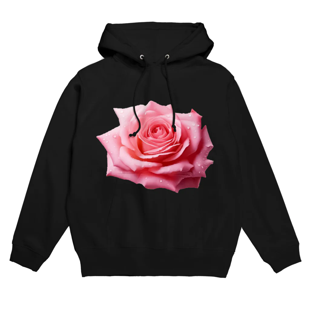 WebDesignFacts SHOPのパステルピンクローズパーカー Hoodie
