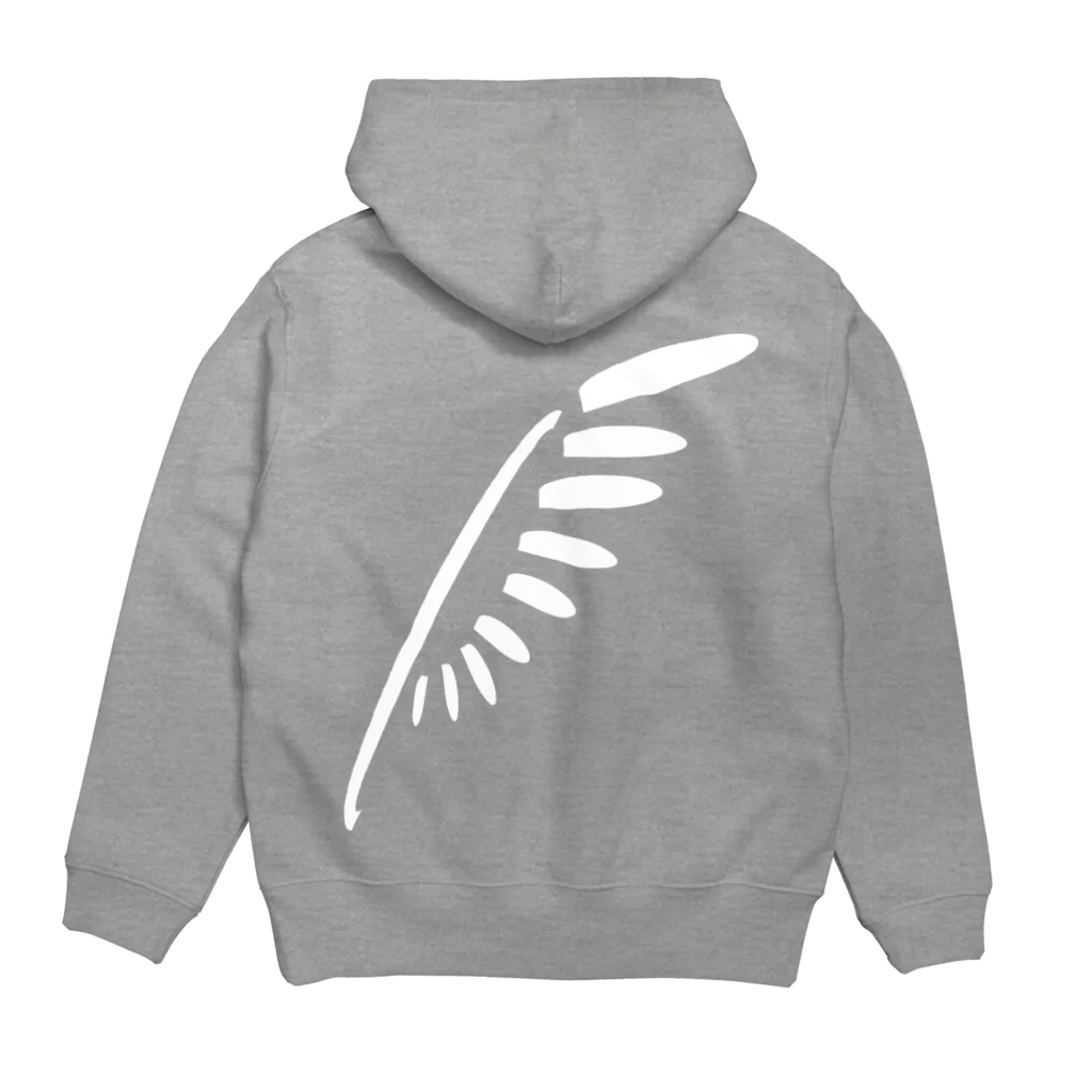 IKARUGA　斑鳩の8 バックプリント Hoodie:back