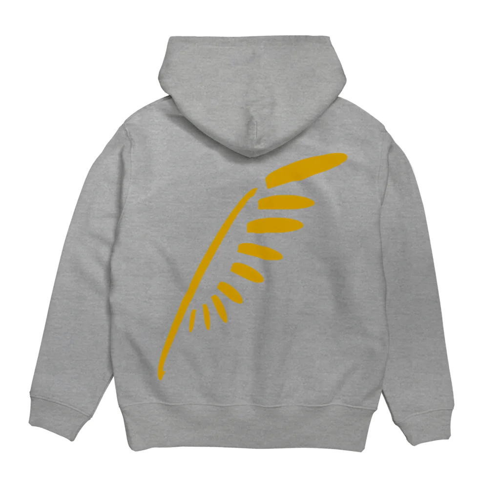 IKARUGA　斑鳩の11 バックプリント Hoodie:back