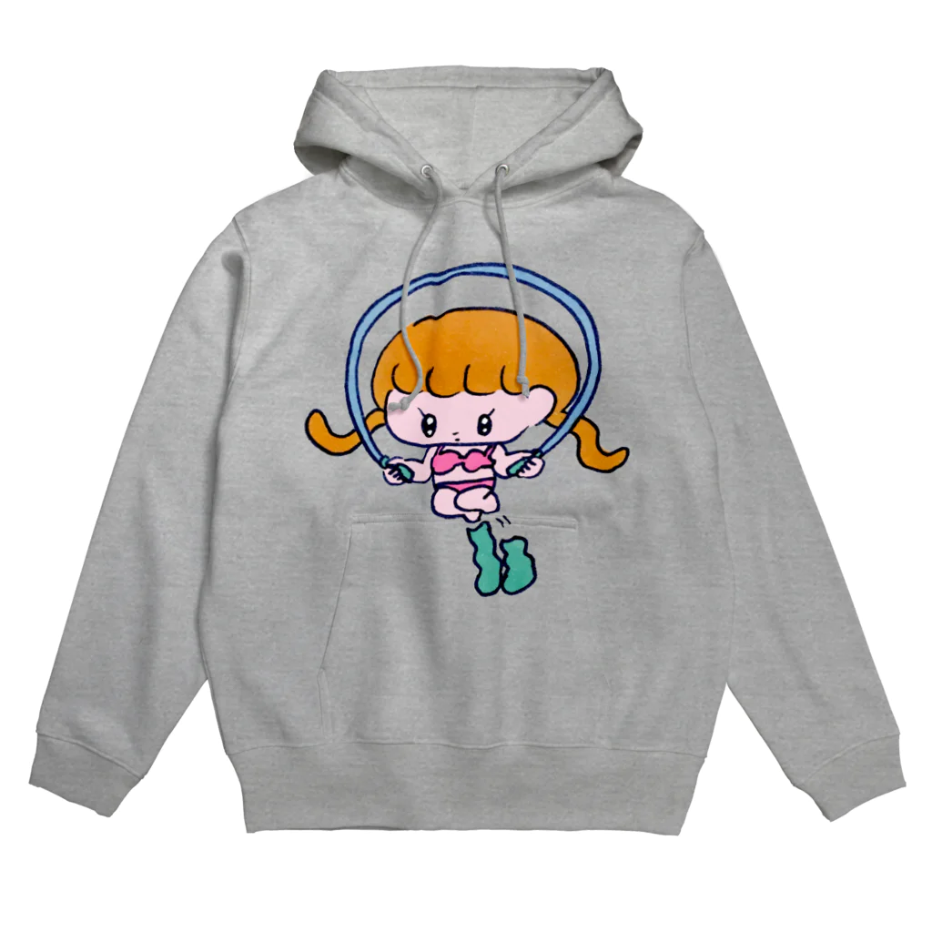 モニョチタポミチのなわとびできたがくつ下脱げたよ Hoodie