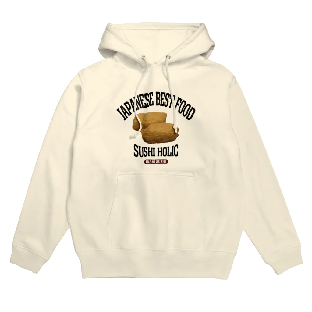メシテロタイプ（飯テロTシャツブランド）のいなり寿司（ビンテージ風） Hoodie