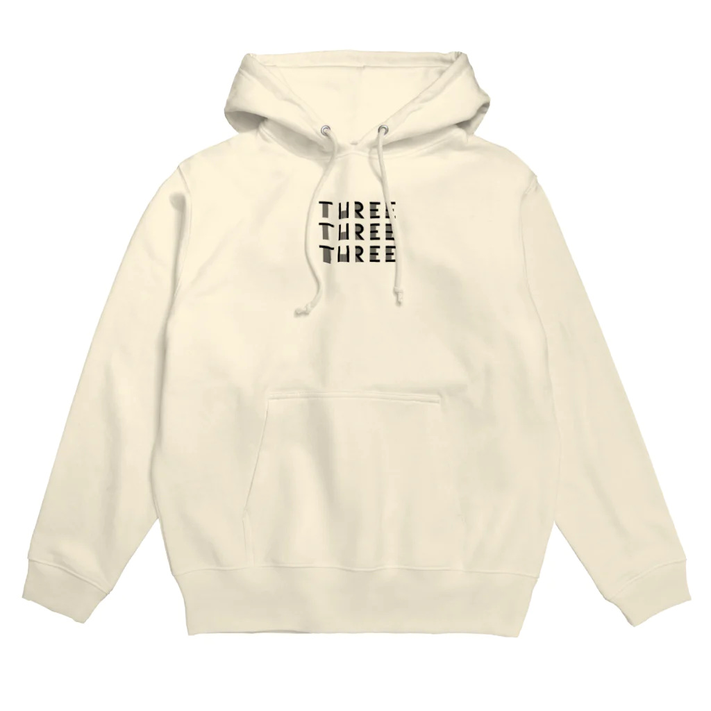+ T H R E E +の『弾』design by + T H R E E + Hoodie