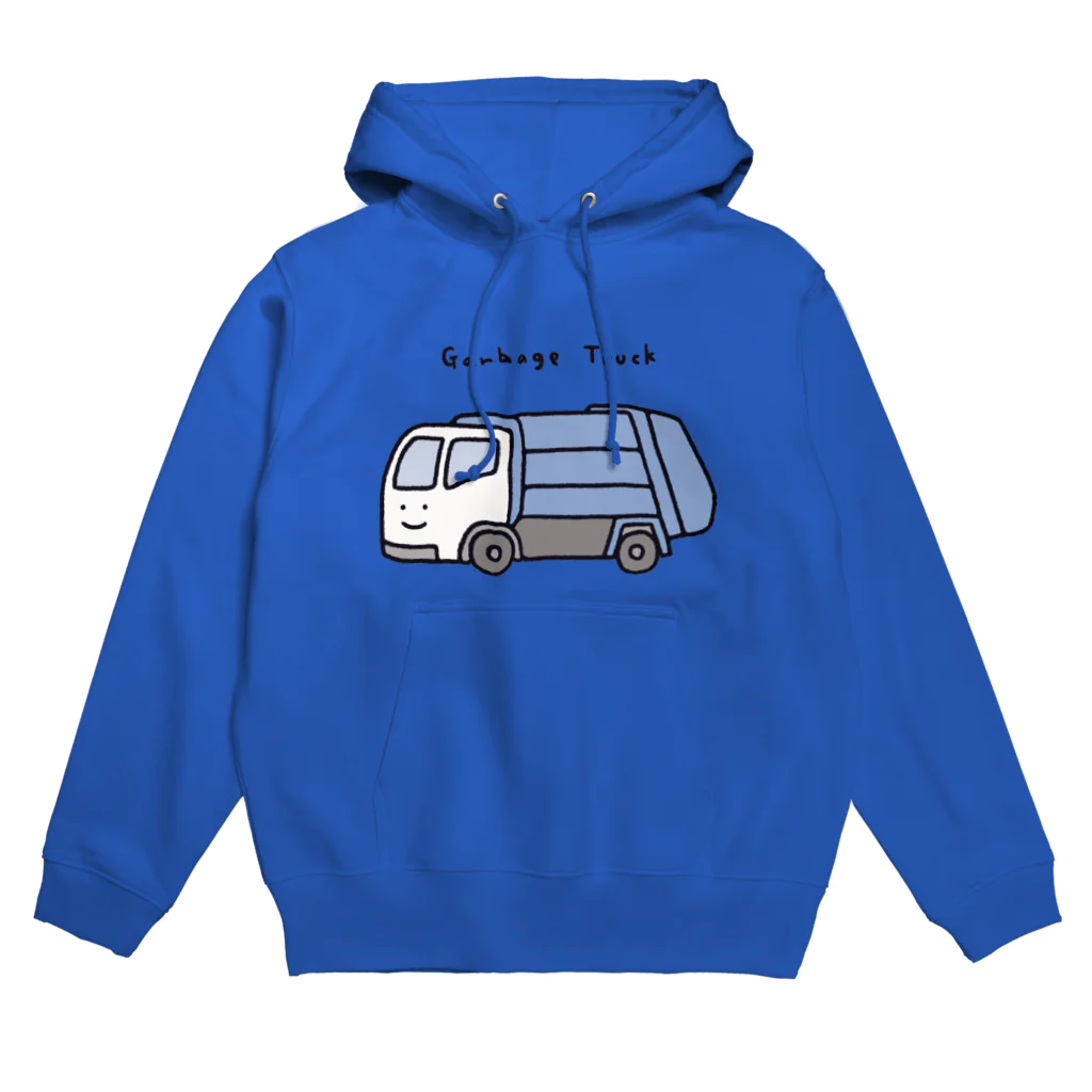 ぼんやり商会 SUZURI店のゴミ収集車さん（こども） Hoodie