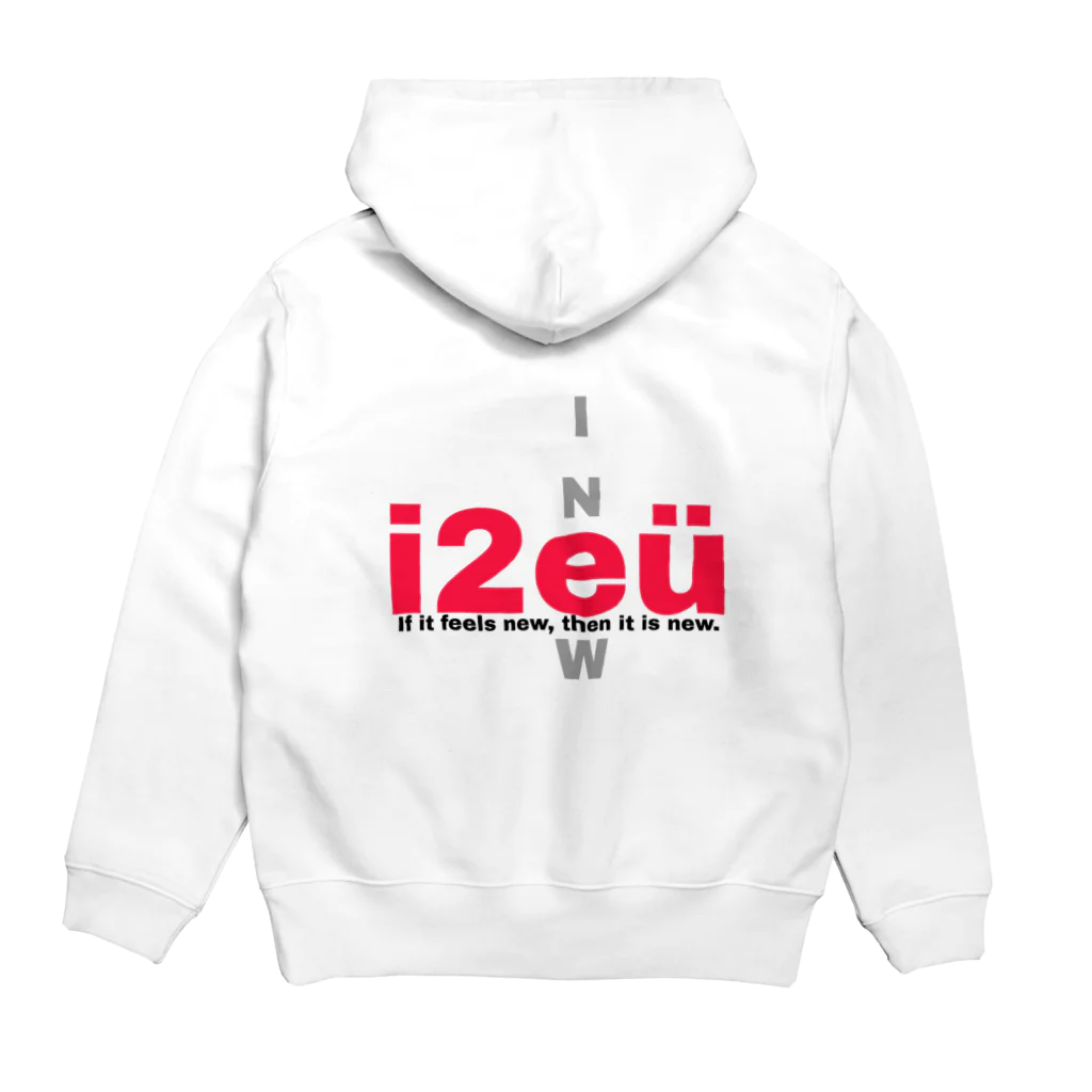 i2euのi2eü brand Hoodie:back