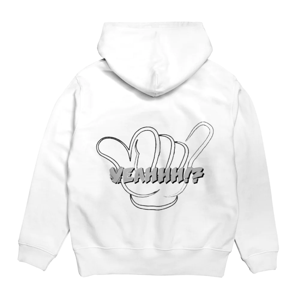 玉緑茶のあ Hoodie:back
