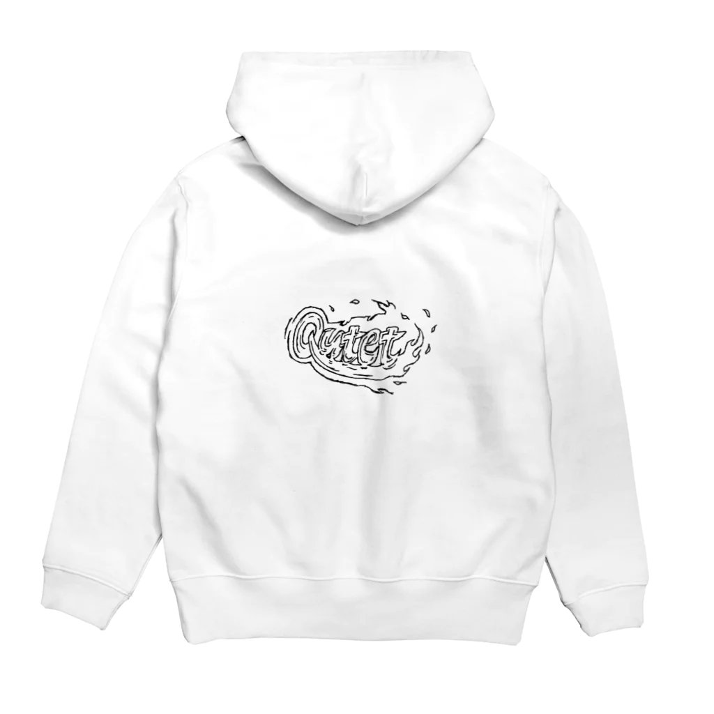 quartetのQuartet Logo Hoodie Hoodie:back