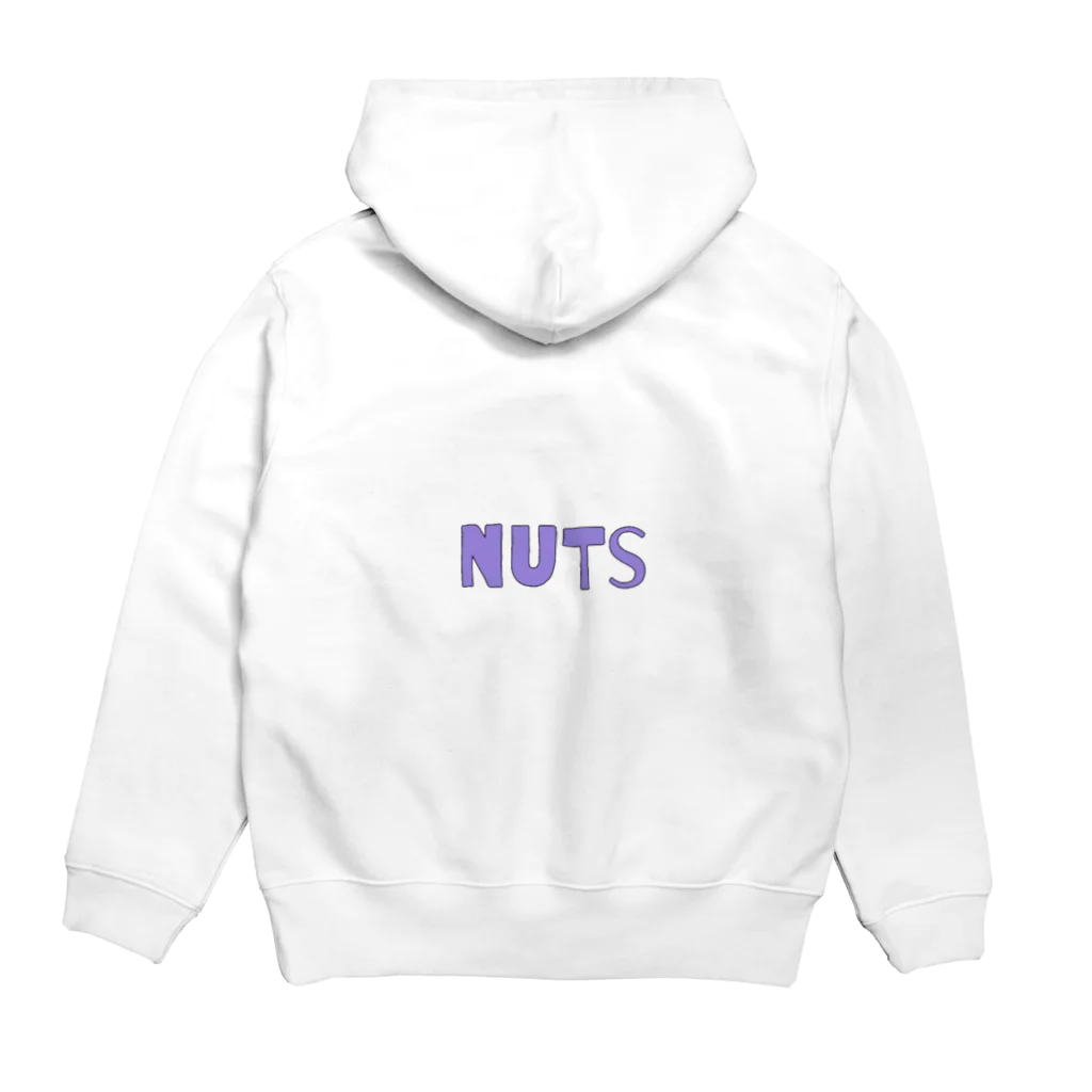 ill nutsのnuts 紫 Hoodie:back