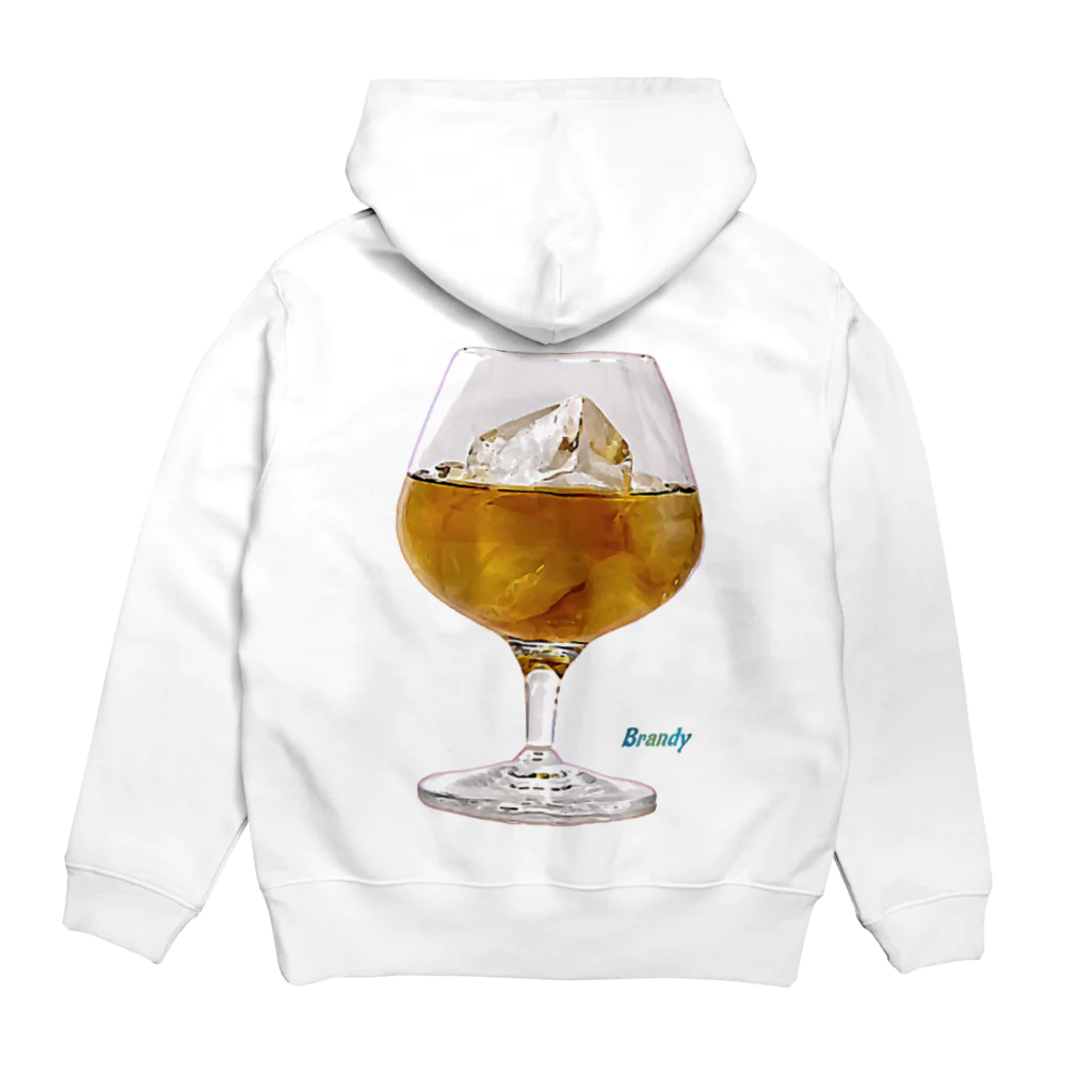 脂身通信Ｚのブランデー Hoodie:back