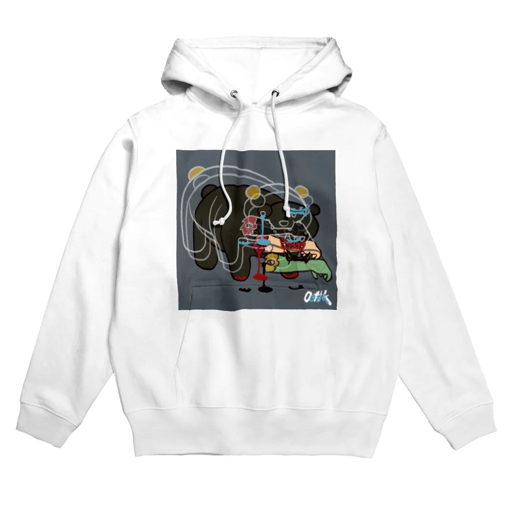 0#kのEating bear 5/9 Hoodie