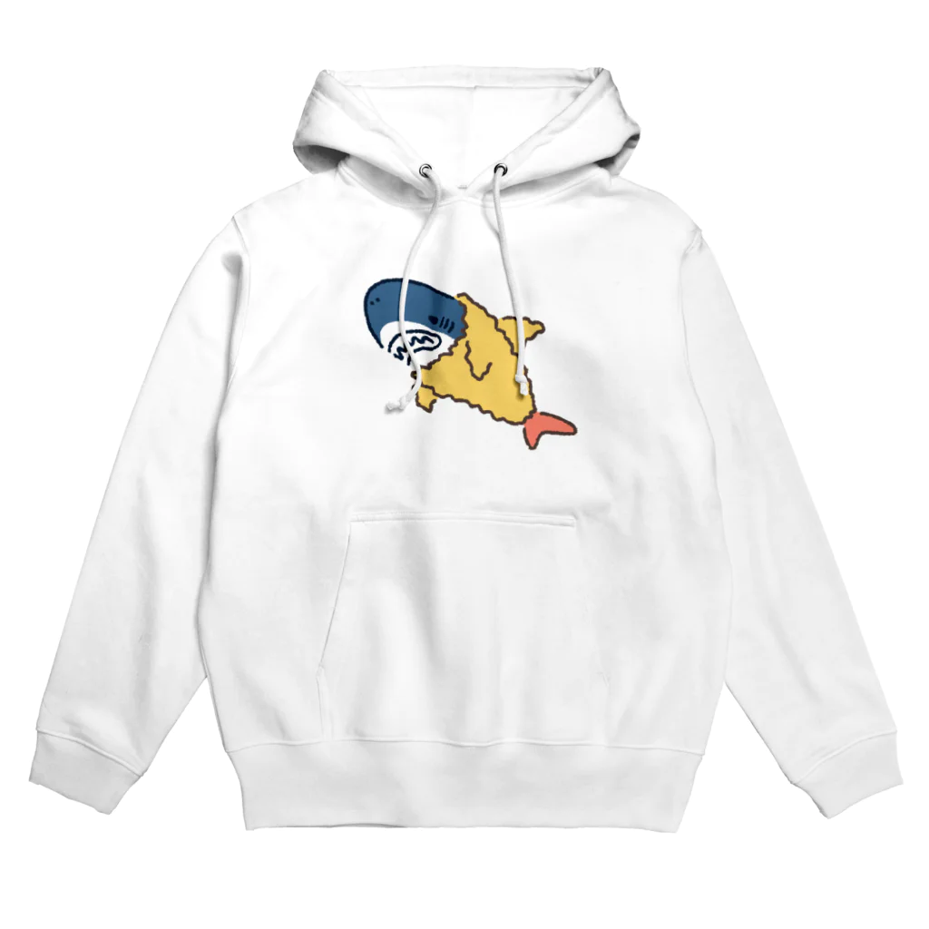 サメ わりとおもいのサメは海老天ごっこがお好き Hoodie