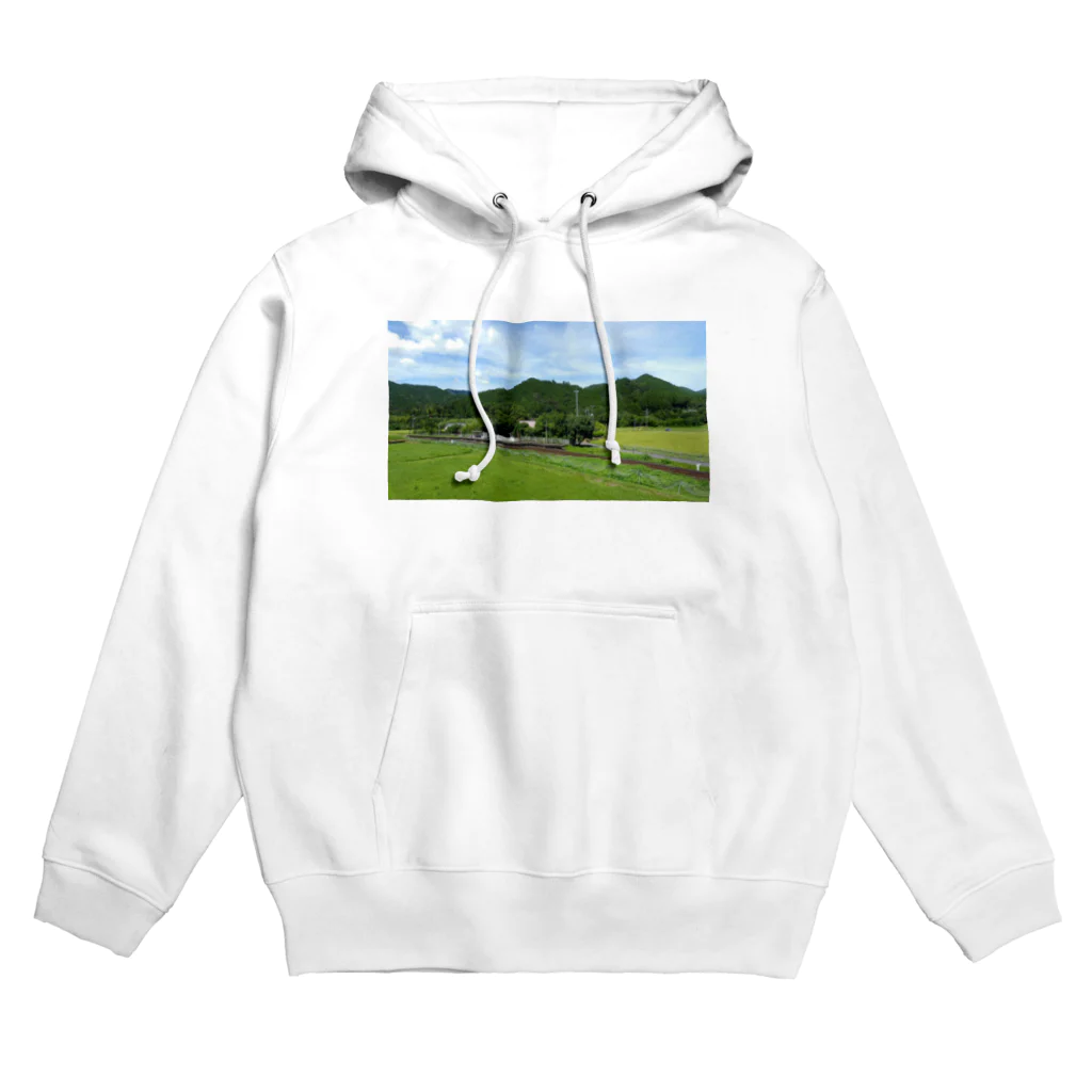 だるまの山の中の秘境駅 Hoodie