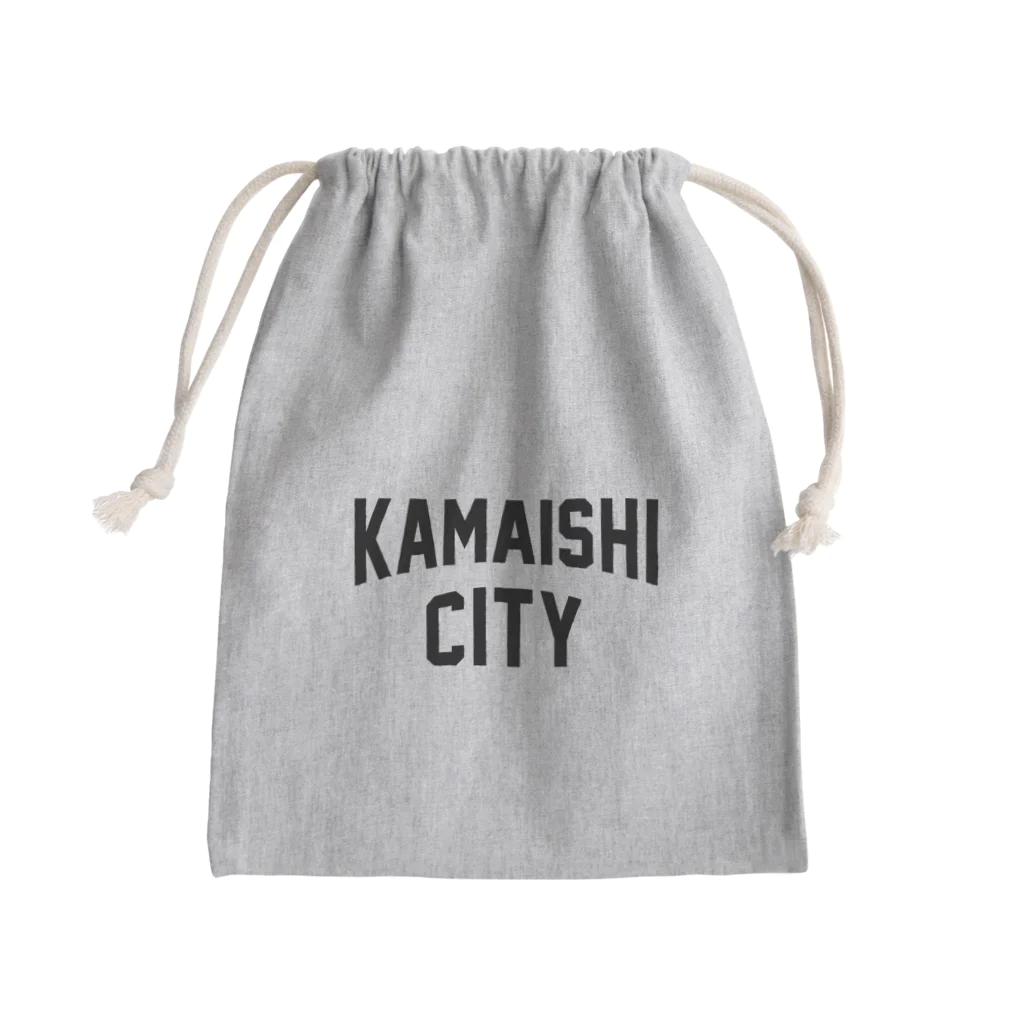 JIMOTOE Wear Local Japanの釜石市 KAMAISHI CITY Mini Drawstring Bag