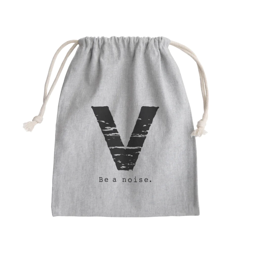 noisie_jpの【V】イニシャル × Be a noise. Mini Drawstring Bag