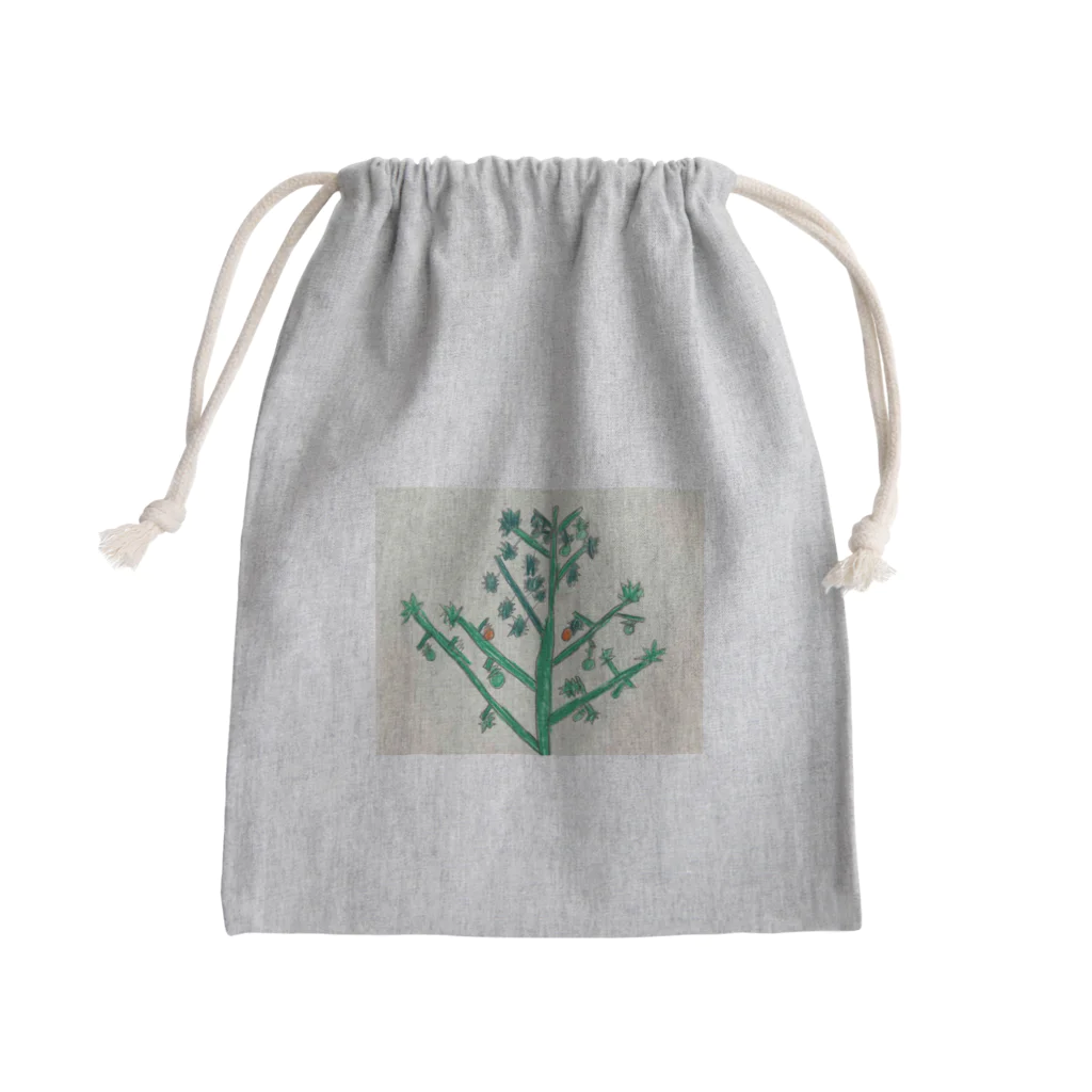 African-design のTree’ goods Mini Drawstring Bag