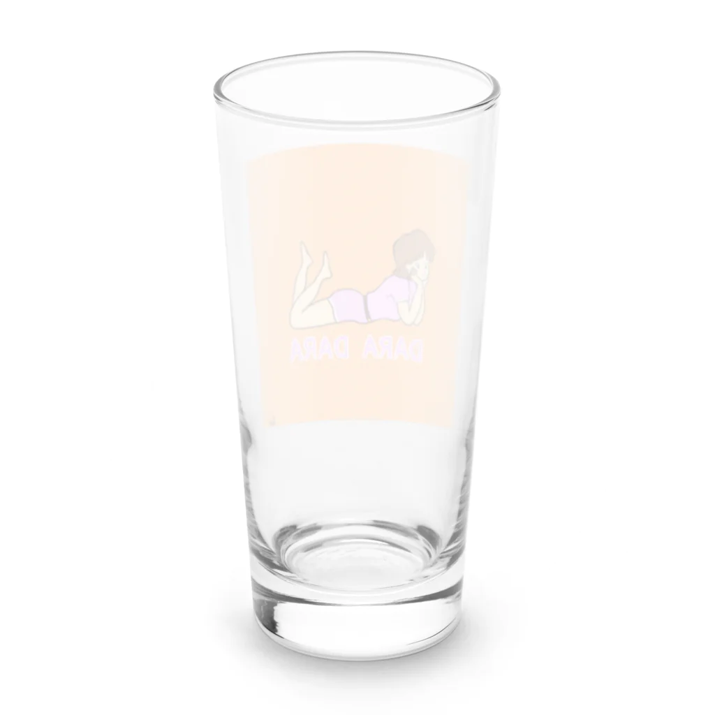 フジスケッチ | fuji sketchのダラダラ Long Sized Water Glass :back
