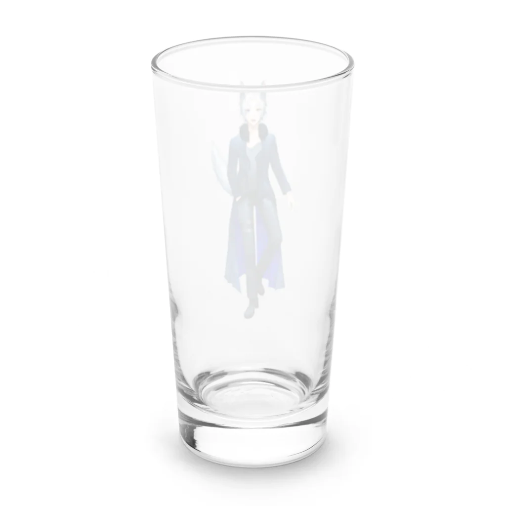 橘 影狼🐺⚫️の橘 影狼 Long Sized Water Glass :back