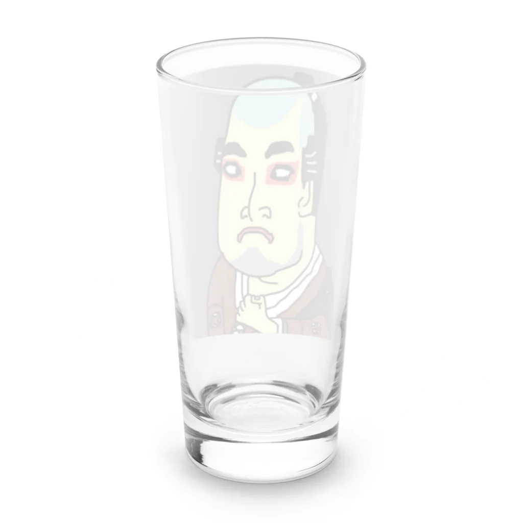 じゃぱにぃずぴぃぽぅの谷村虎蔵の鷲塚八平次 Long Sized Water Glass :back