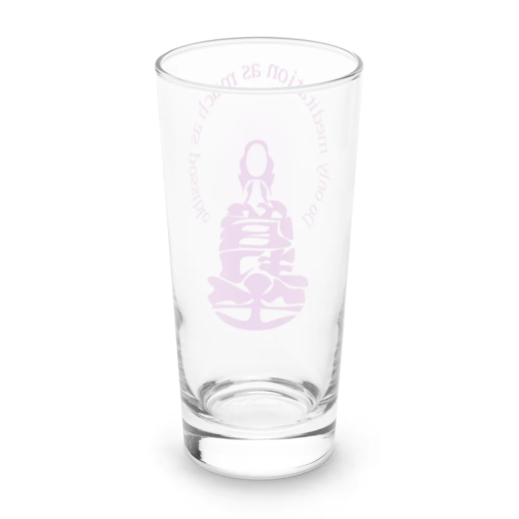 『Nothing Is Real』-- IN SUZURIの只管打坐h.t.　紫 Long Sized Water Glass :back