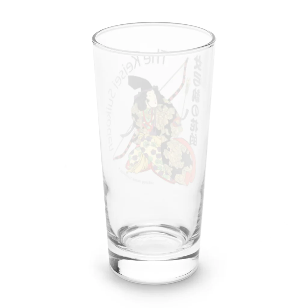 宝虫プロダクションのThe Keisei Suikoden:女弓執の花的 Long Sized Water Glass :back