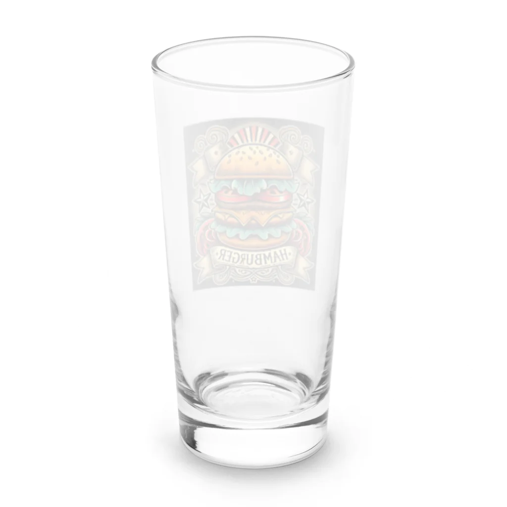 すしえもんのレトロハンバーガー Long Sized Water Glass :back