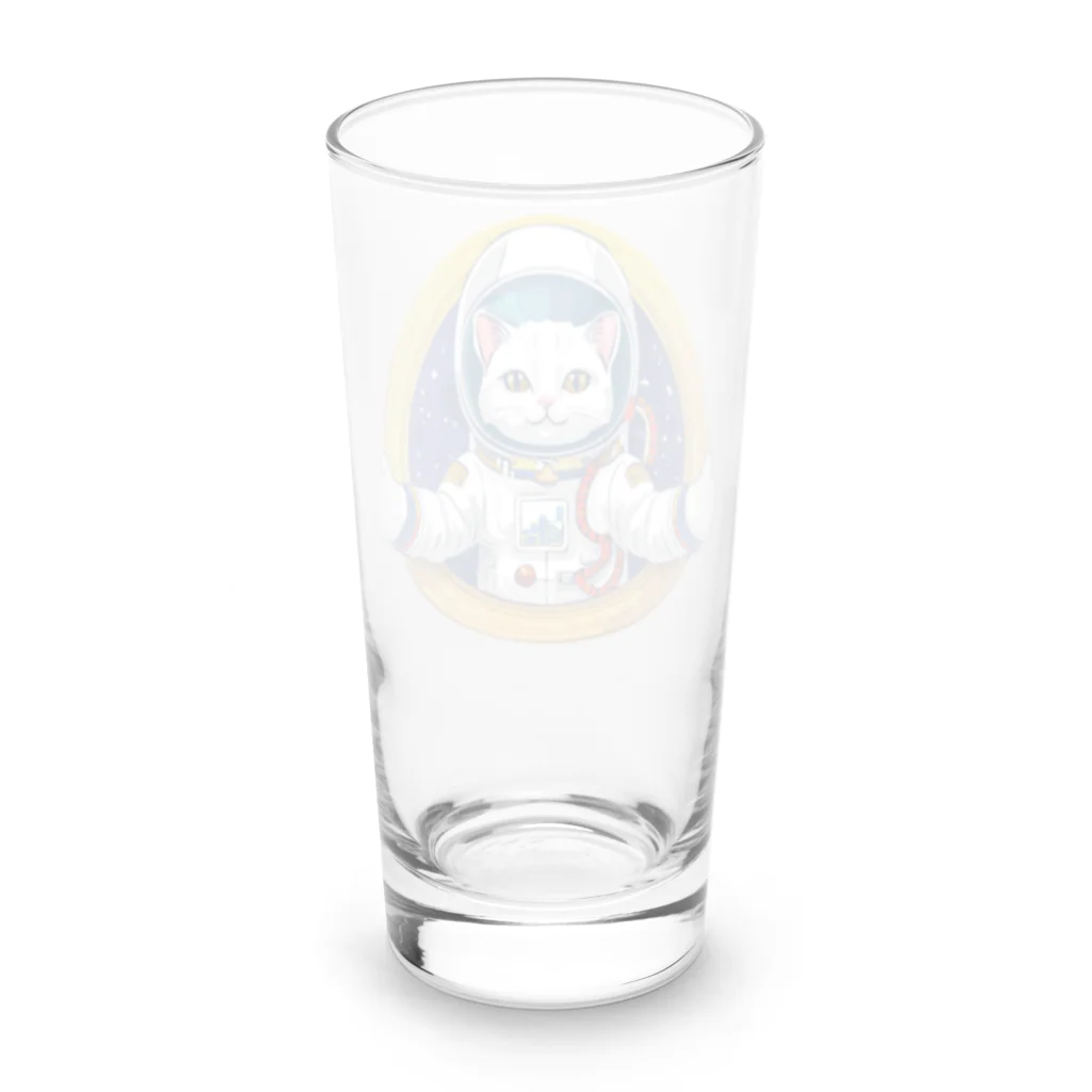 maronchiro55の宇宙猫Kurumi Long Sized Water Glass :back