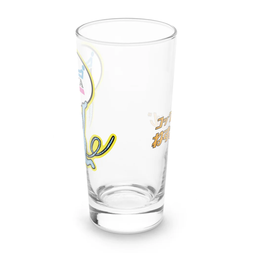 FrogPort（フロッグポート）のこまや コックさんのねずみたいじ（ブルー） Long Sized Water Glass :back