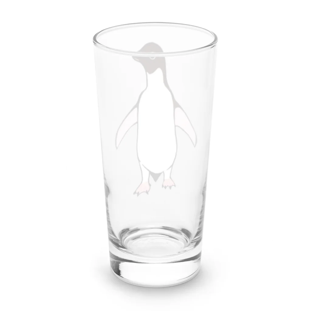 LalaHangeulのあでりーぺんぺん2号　(文字無しバージョン) Long Sized Water Glass :back