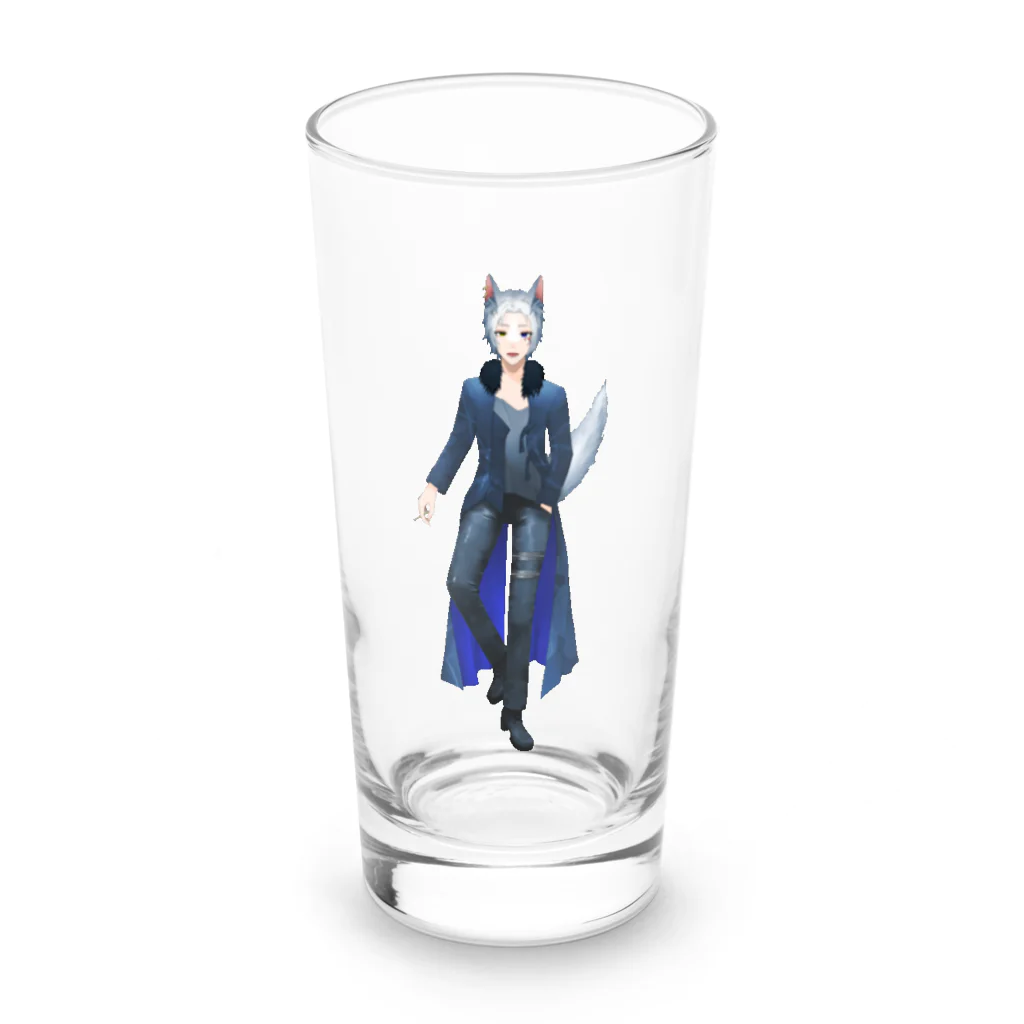 橘 影狼🐺⚫️の橘 影狼 Long Sized Water Glass :front