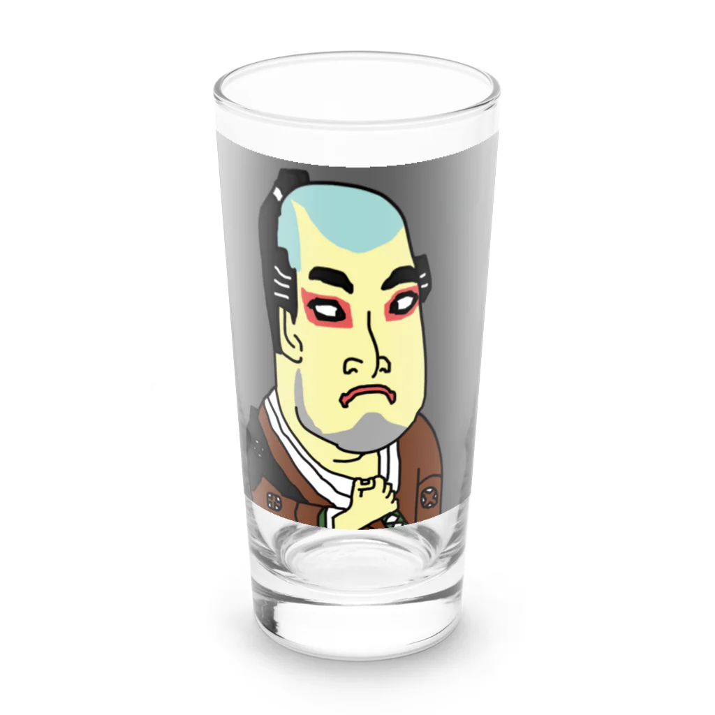 じゃぱにぃずぴぃぽぅの谷村虎蔵の鷲塚八平次 Long Sized Water Glass :front