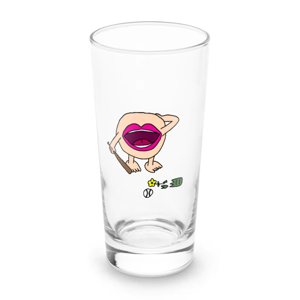 IT研究部(こんじゅー)のくちおくん Long Sized Water Glass :front
