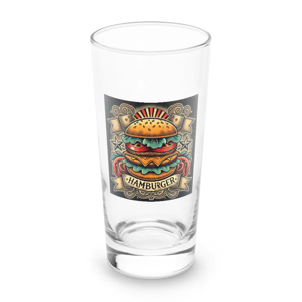 すしえもんのレトロハンバーガー Long Sized Water Glass :front
