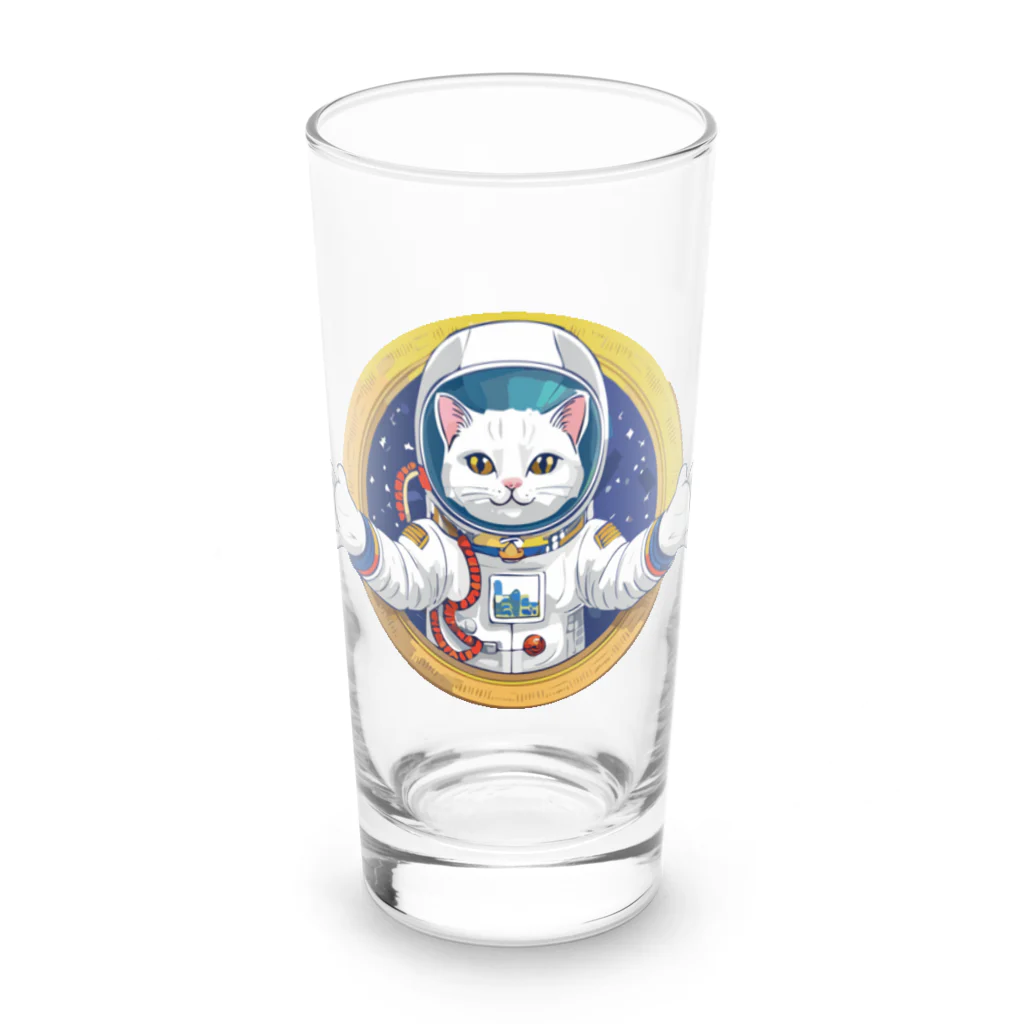 maronchiro55の宇宙猫Kurumi Long Sized Water Glass :front